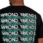 WRONG FRIENDS HERRERO T-SHIRT T-SHIRTS BLACK