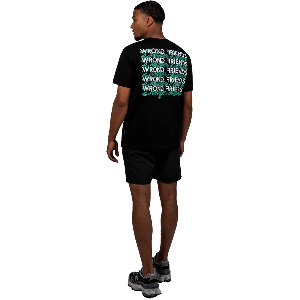 WRONG FRIENDS HERRERO T-SHIRT T-SHIRTS BLACK