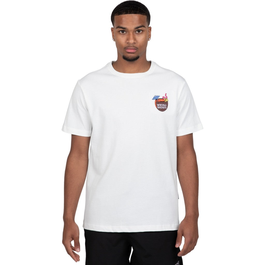 WRONG FRIENDS HONOLULU T-SHIRT T-SHIRTS COCONUT WHITE