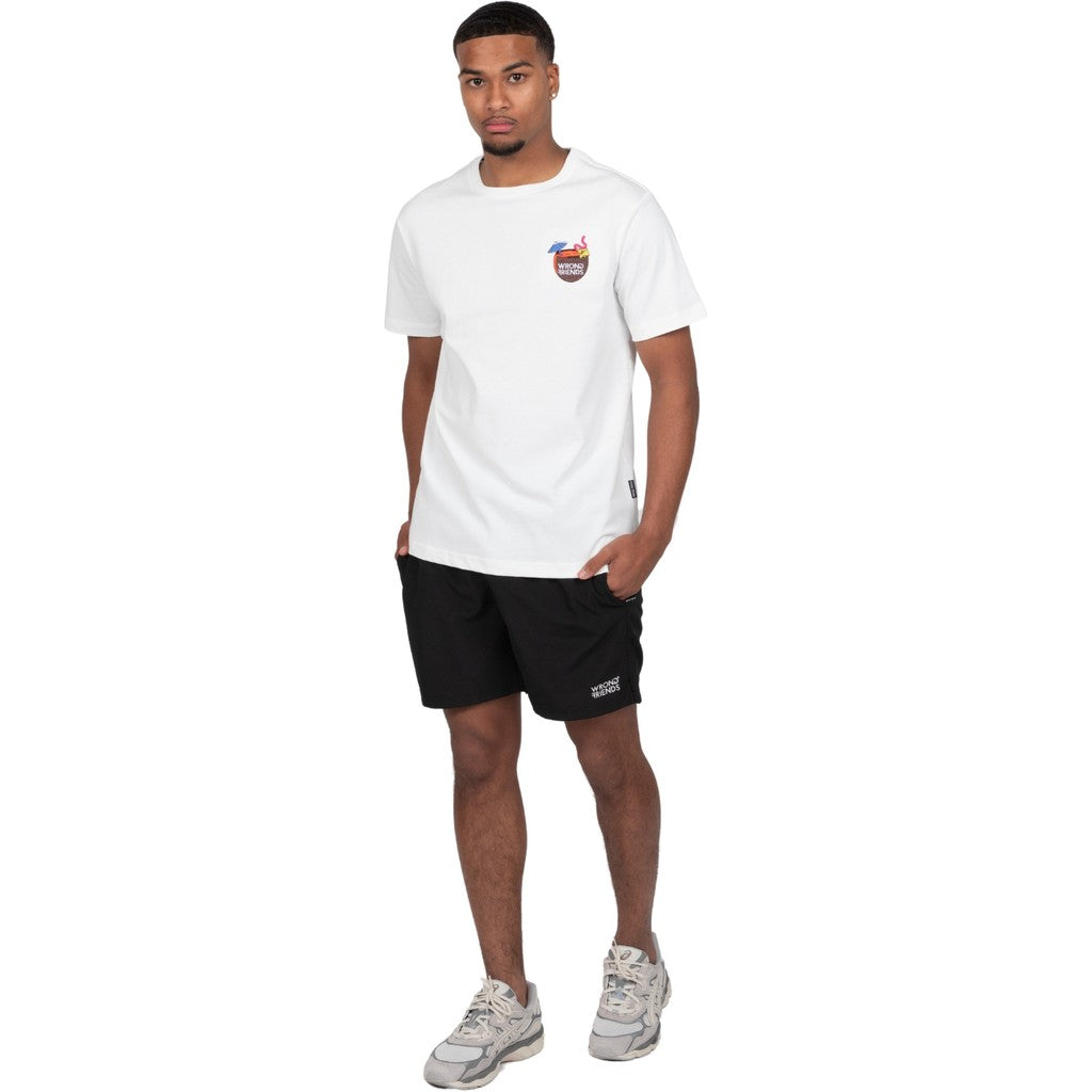 WRONG FRIENDS HONOLULU T-SHIRT T-SHIRTS COCONUT WHITE