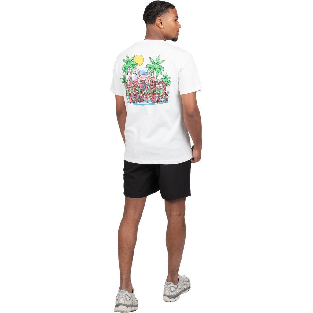 WRONG FRIENDS HONOLULU T-SHIRT T-SHIRTS COCONUT WHITE