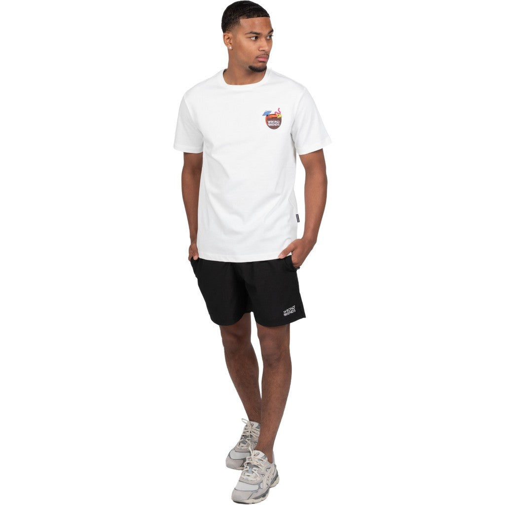 WRONG FRIENDS HONOLULU T-SHIRT T-SHIRTS COCONUT WHITE