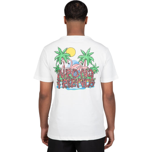 WRONG FRIENDS HONOLULU T-SHIRT T-SHIRTS COCONUT WHITE