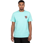 WRONG FRIENDS HONOLULU T-SHIRT T-SHIRTS LIGHT TURQUOISE