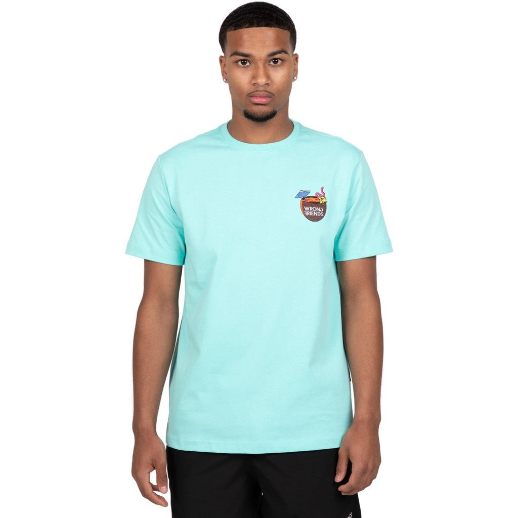 WRONG FRIENDS HONOLULU T-SHIRT T-SHIRTS LIGHT TURQUOISE