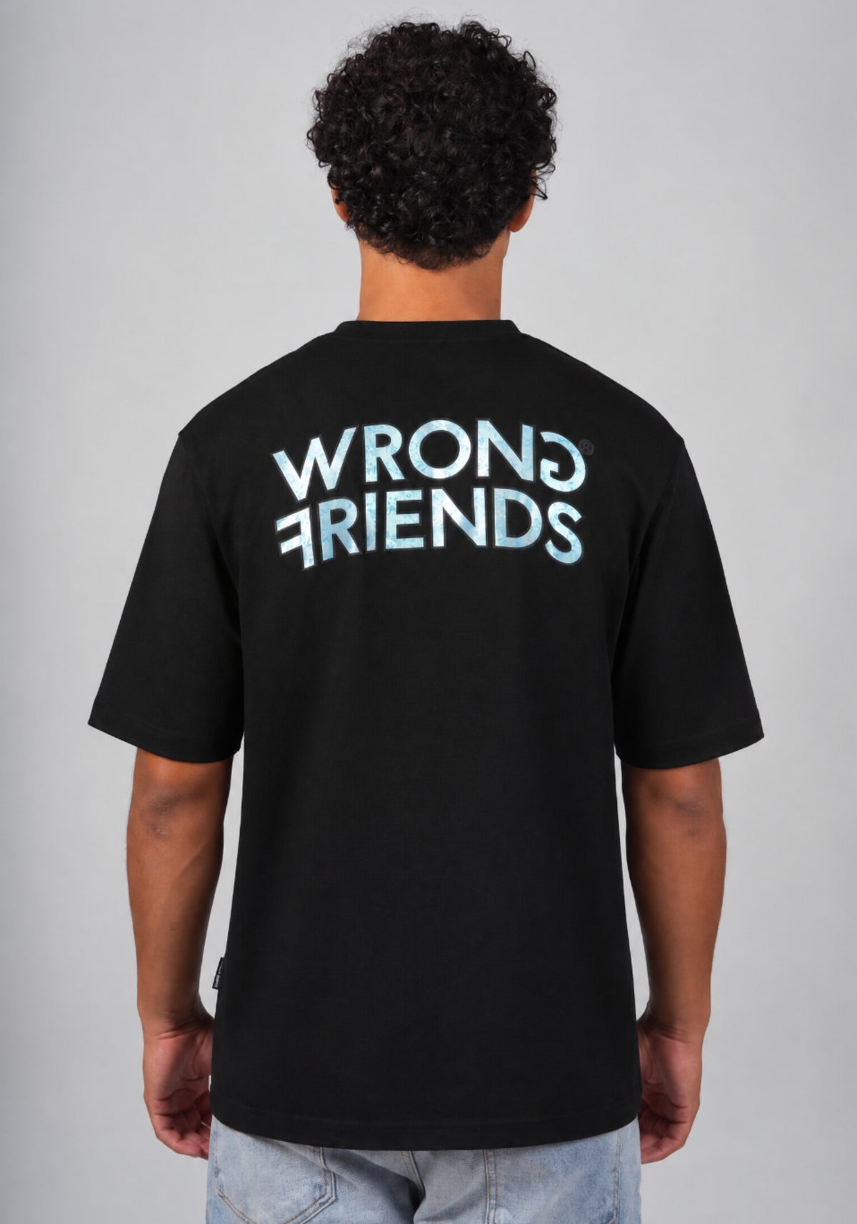 WRONG FRIENDS HUDSON T-SHIRT T-SHIRTS BLACK