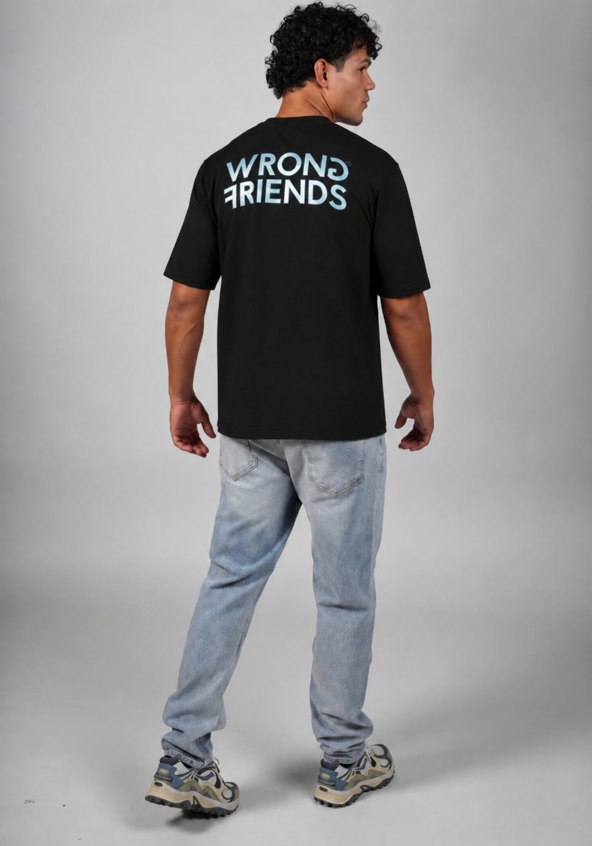 WRONG FRIENDS HUDSON T-SHIRT T-SHIRTS BLACK