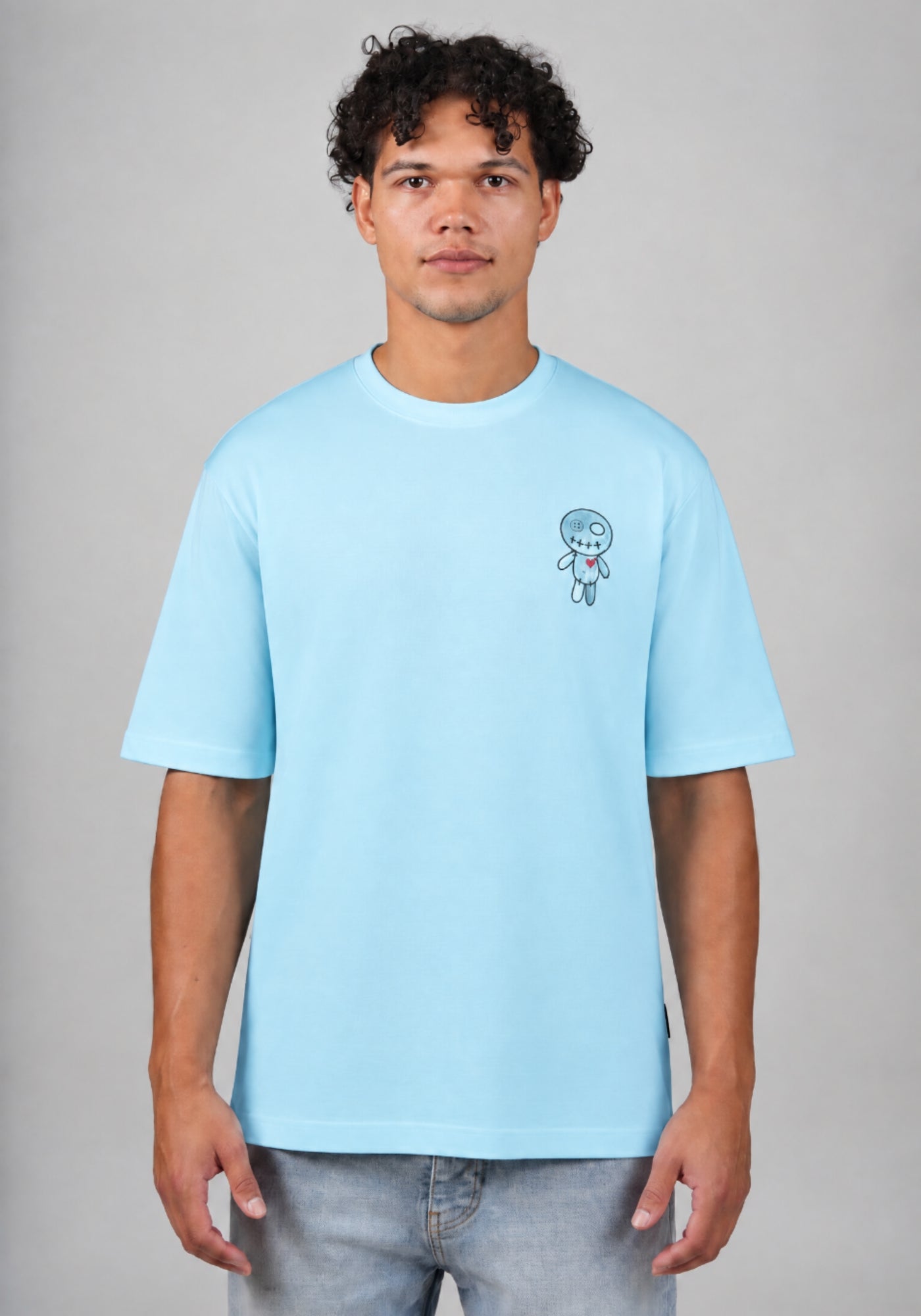 WRONG FRIENDS HUDSON T-SHIRT T-SHIRTS LIGHT BLUE