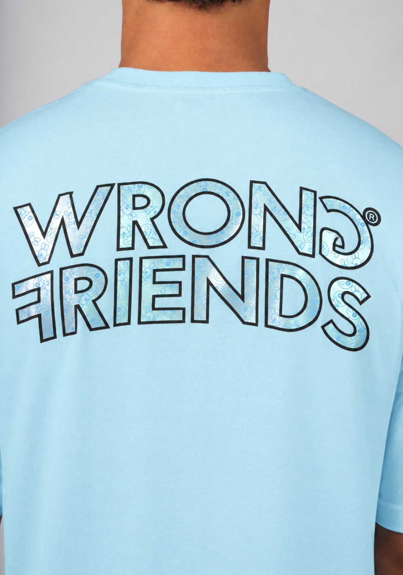 WRONG FRIENDS HUDSON T-SHIRT T-SHIRTS LIGHT BLUE