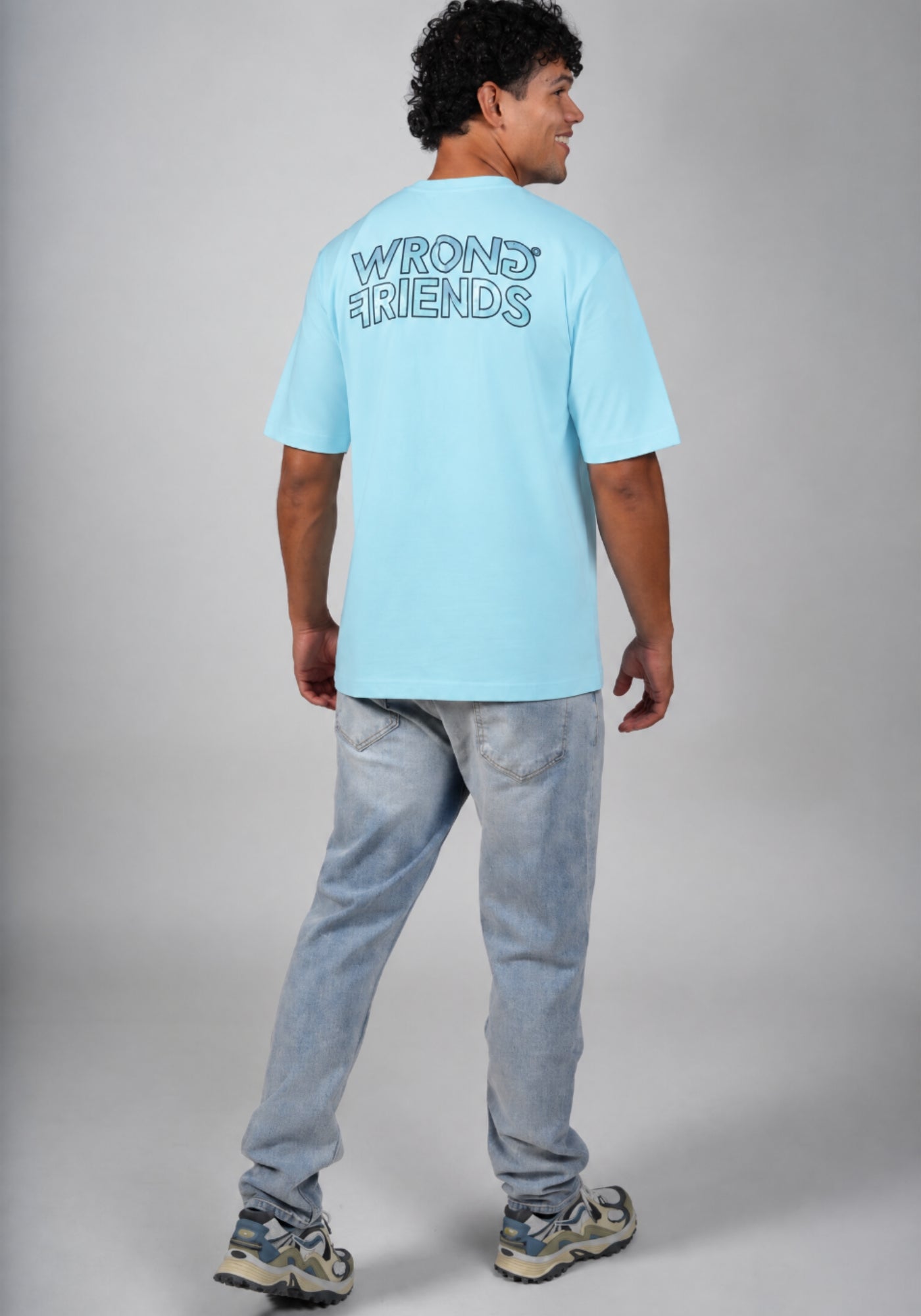 WRONG FRIENDS HUDSON T-SHIRT T-SHIRTS LIGHT BLUE