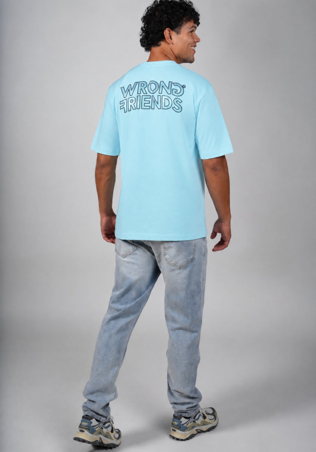 WRONG FRIENDS HUDSON T-SHIRT T-SHIRTS LIGHT BLUE