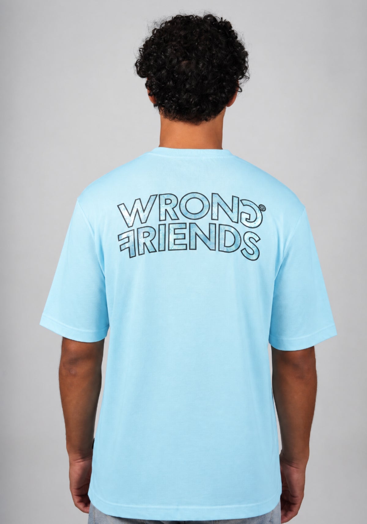 WRONG FRIENDS HUDSON T-SHIRT T-SHIRTS LIGHT BLUE