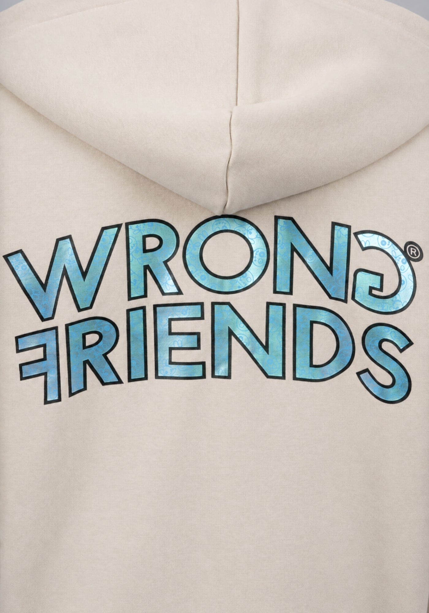 WRONG FRIENDS HUDSON ZIPPED HOODIE HOODIES SAND