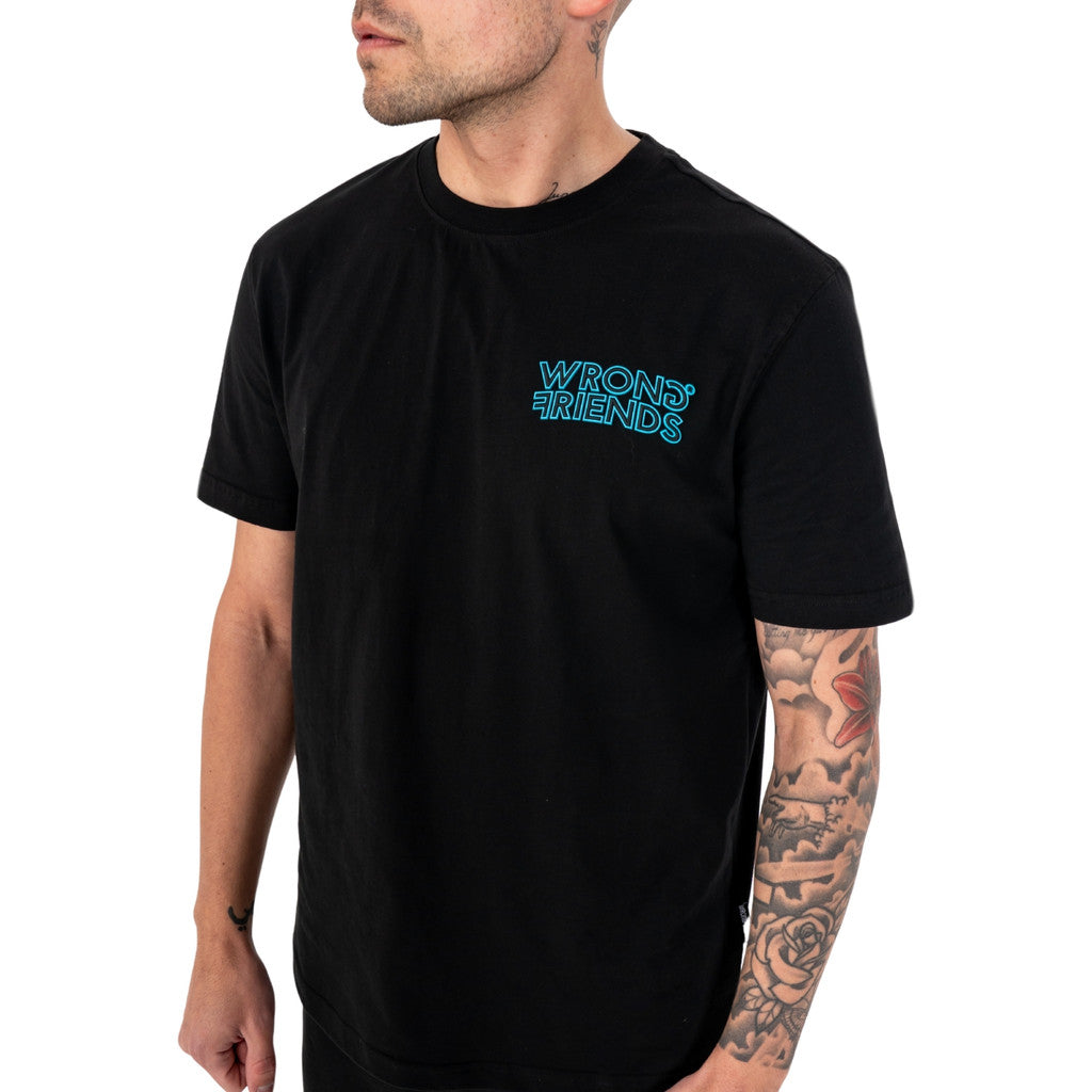 WRONG FRIENDS IDOHA T-SHIRT T-SHIRTS BLACK