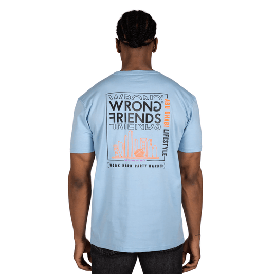 ABU DHABI T-SHIRT - HELLBLAU
