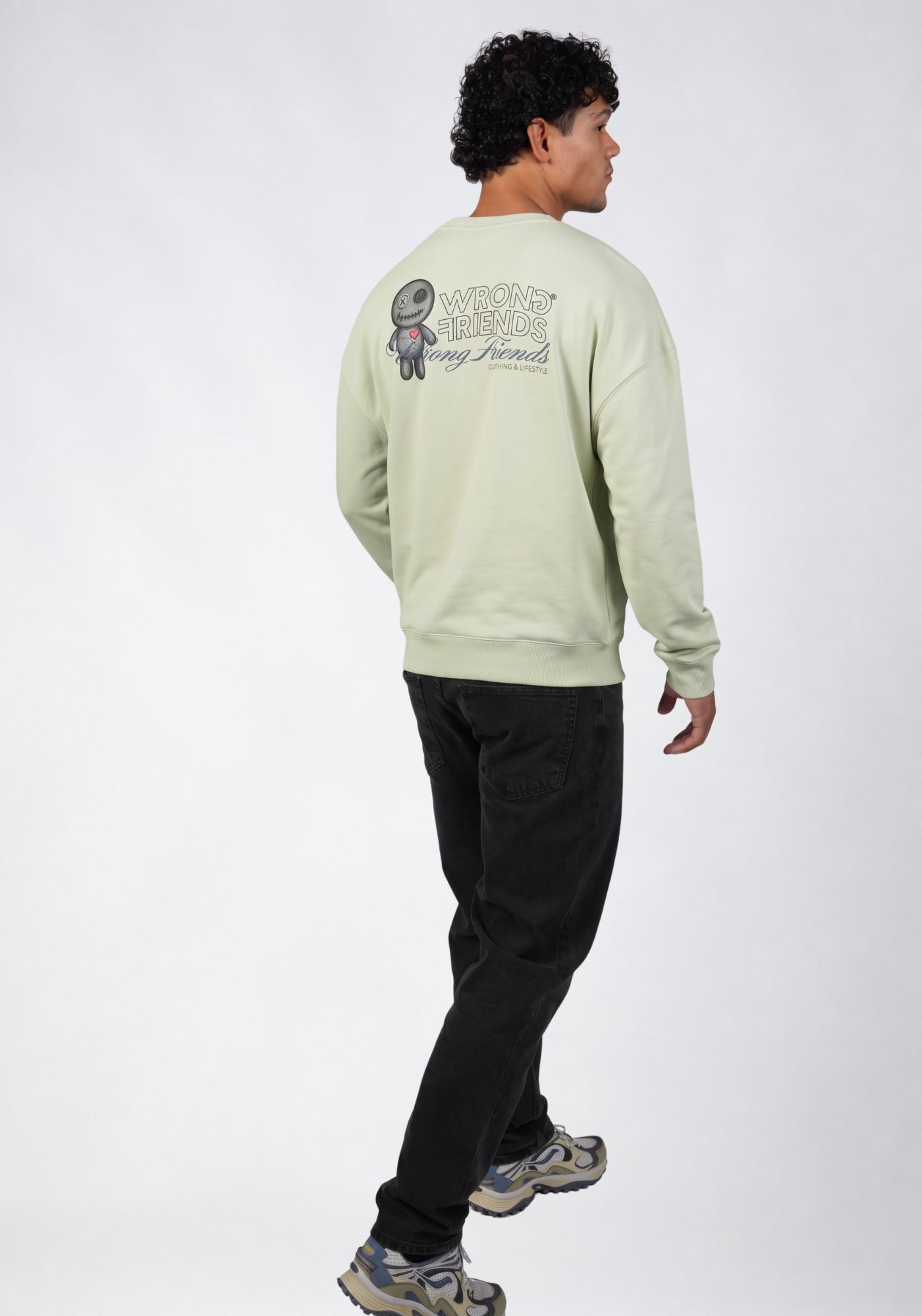 WRONG FRIENDS KALMAR SWEATER SWEATERS LIGHT GREEN