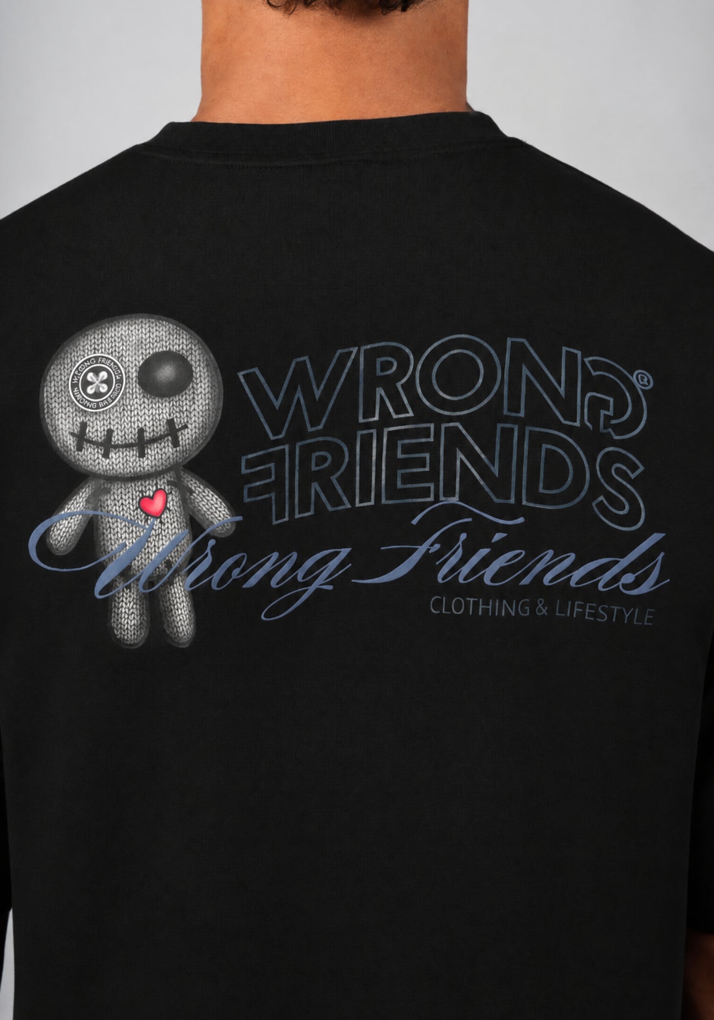 WRONG FRIENDS KALMAR T-SHIRT T-SHIRTS BLACK