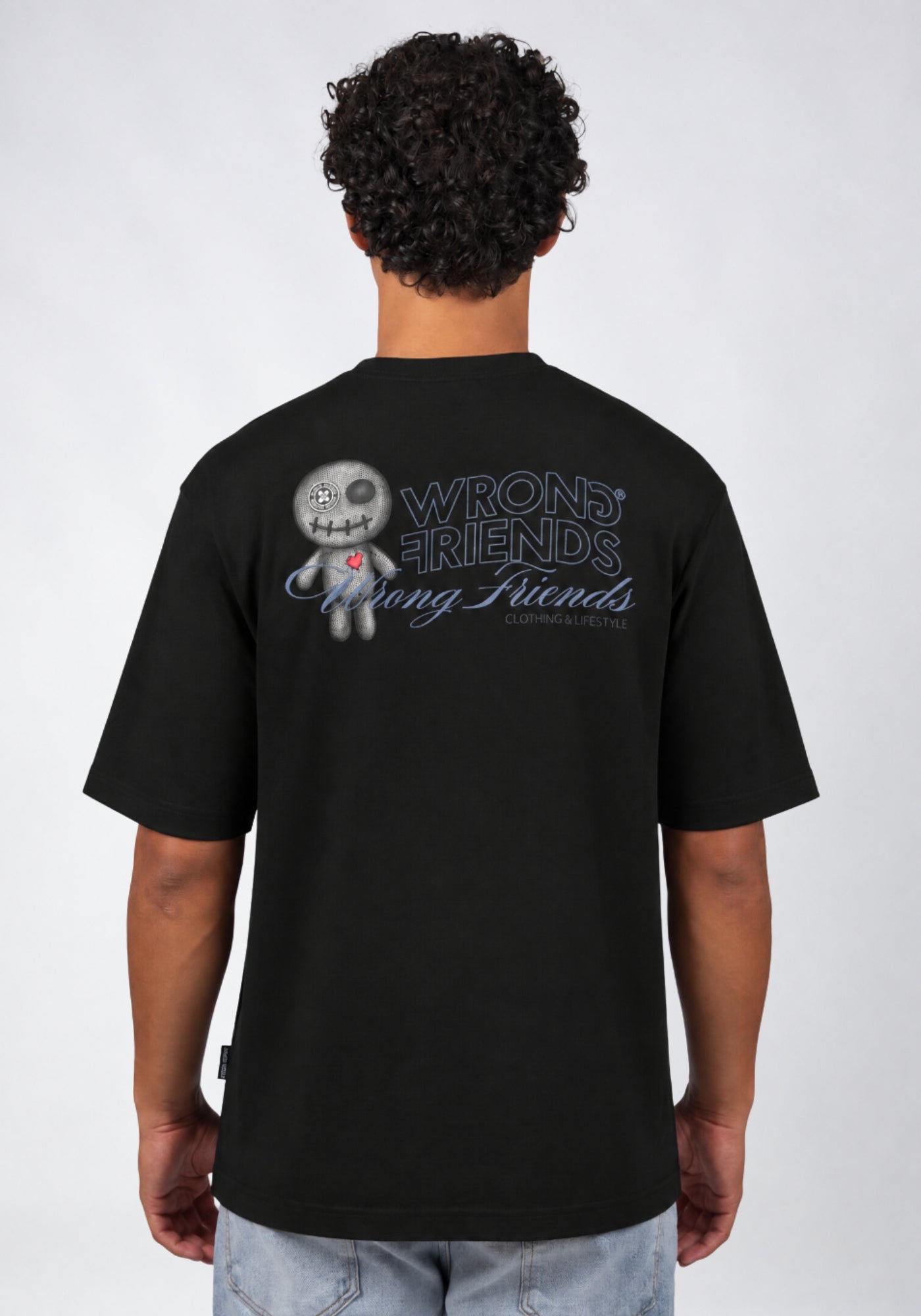 WRONG FRIENDS KALMAR T-SHIRT T-SHIRTS BLACK