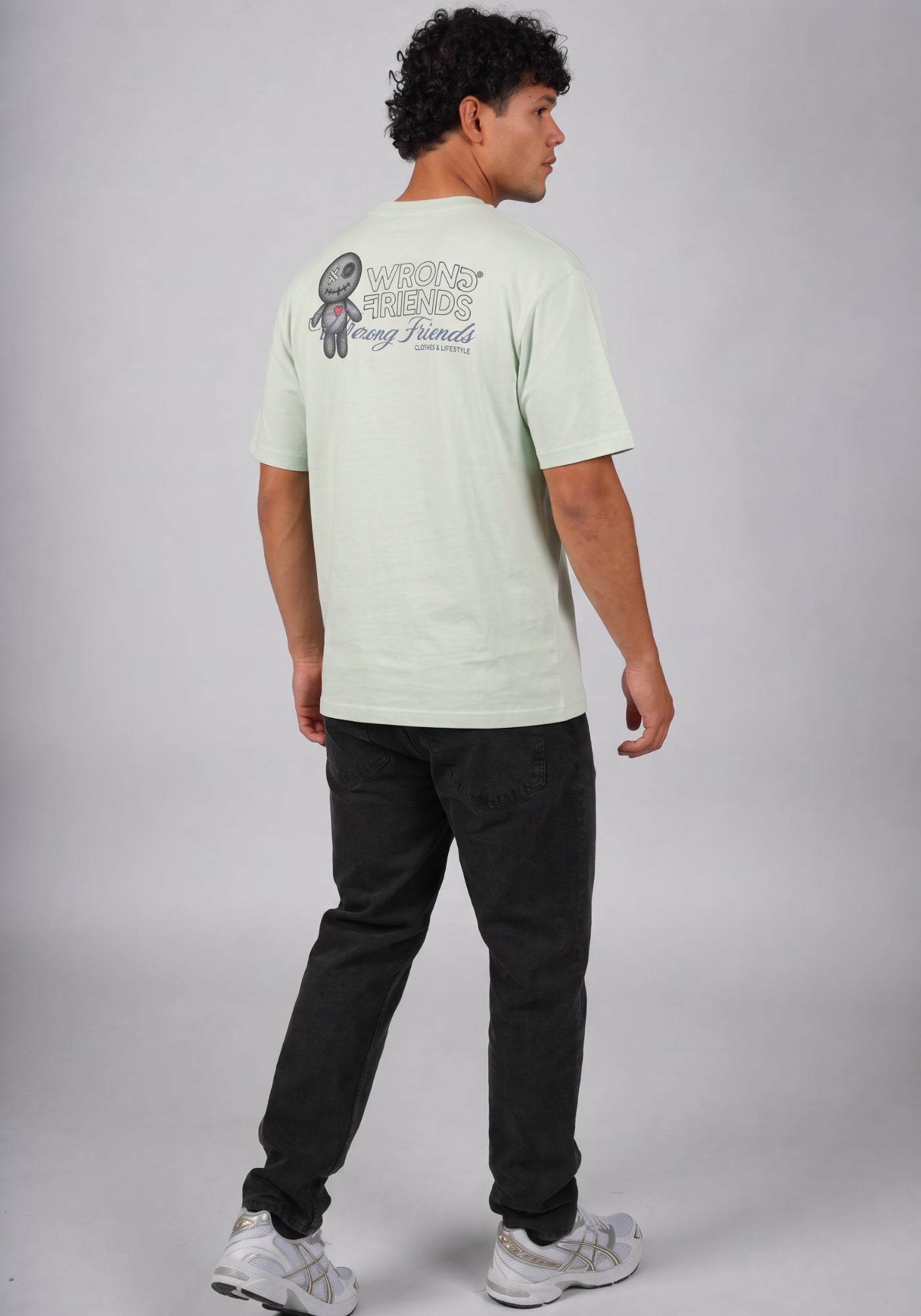 WRONG FRIENDS KALMAR T-SHIRT T-SHIRTS LIGHT GREEN