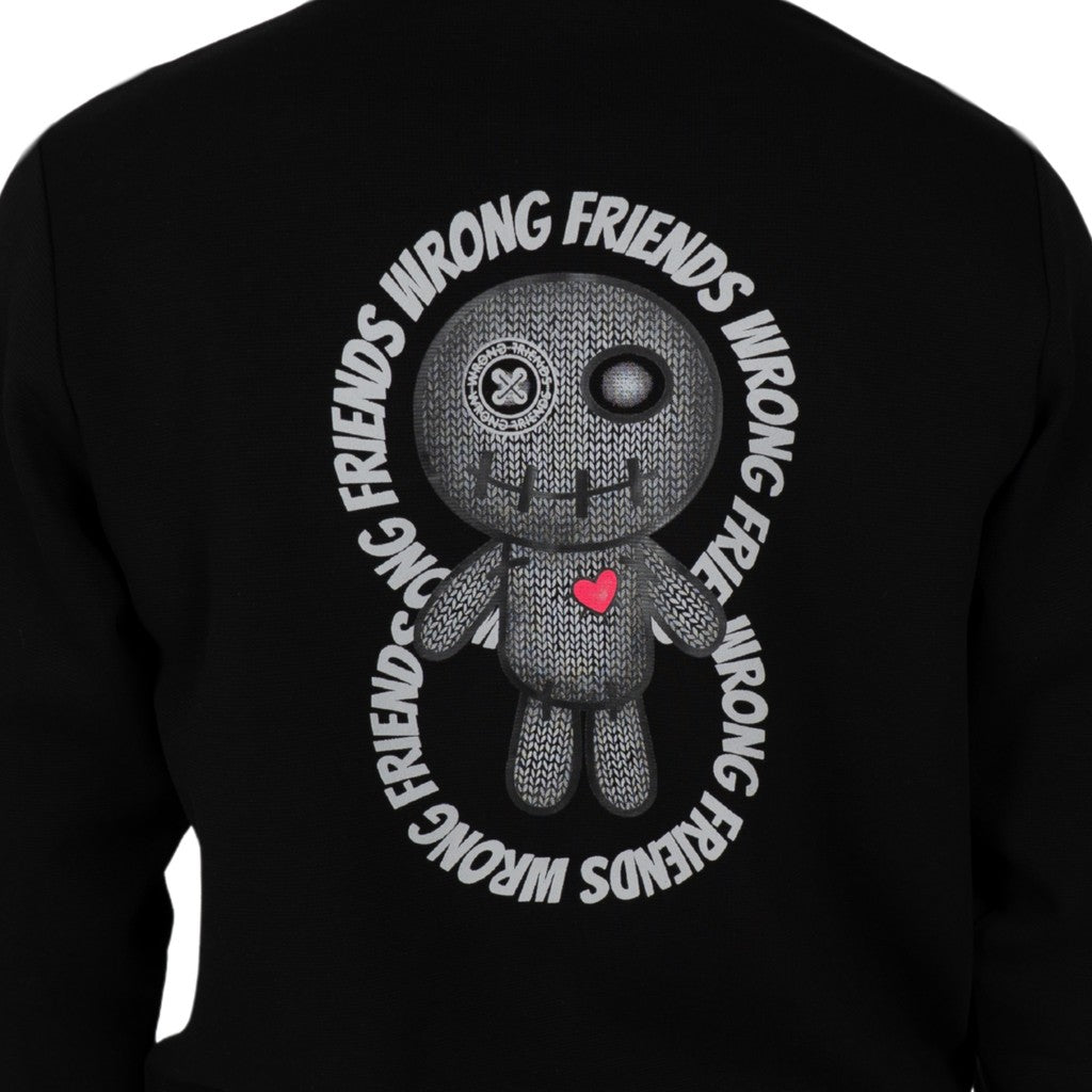 WRONG FRIENDS KIOWA SWEATER  BLACK