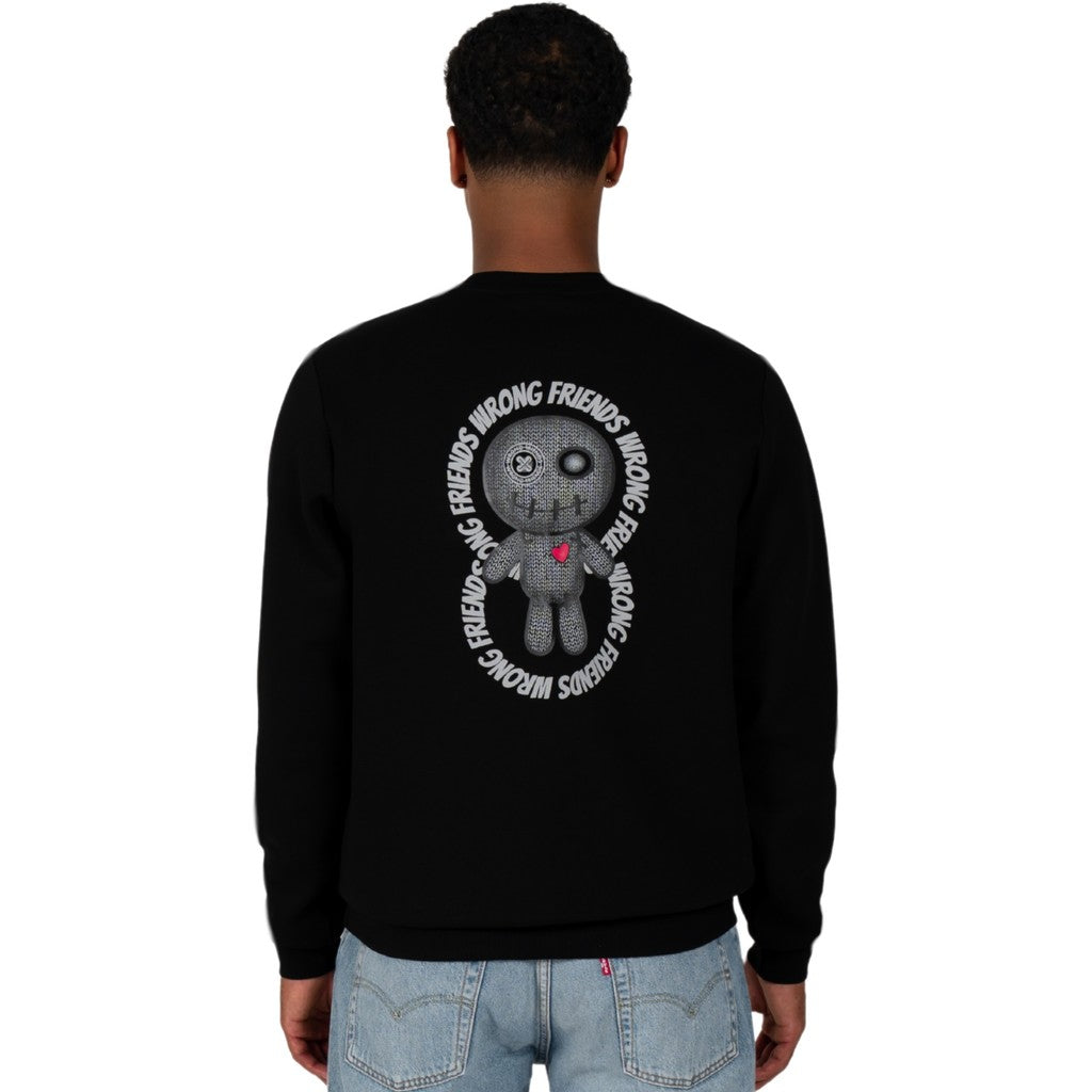 WRONG FRIENDS KIOWA SWEATER  BLACK