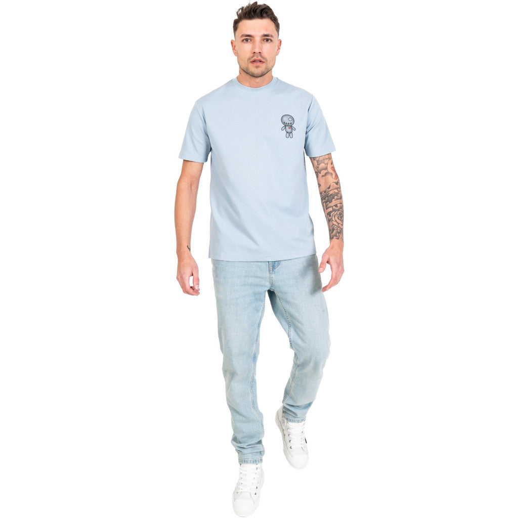 WRONG FRIENDS KIOWA T-SHIRT  LIGHT BLUE