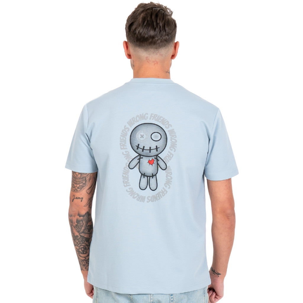 WRONG FRIENDS KIOWA T-SHIRT  LIGHT BLUE