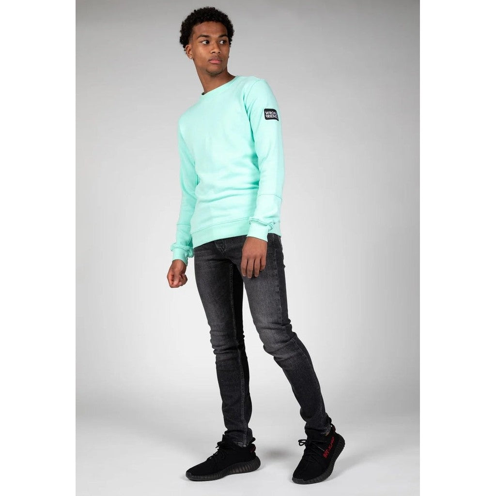 WRONG FRIENDS LEON CREWNECK SWEATSHIRT SWEATERS GREEN