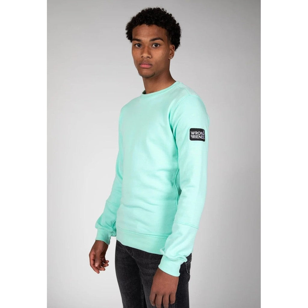 WRONG FRIENDS LEON CREWNECK SWEATSHIRT SWEATERS GREEN