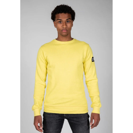 WRONG FRIENDS LEON CREWNECK SWEATSHIRT SWEATERS YELLOW