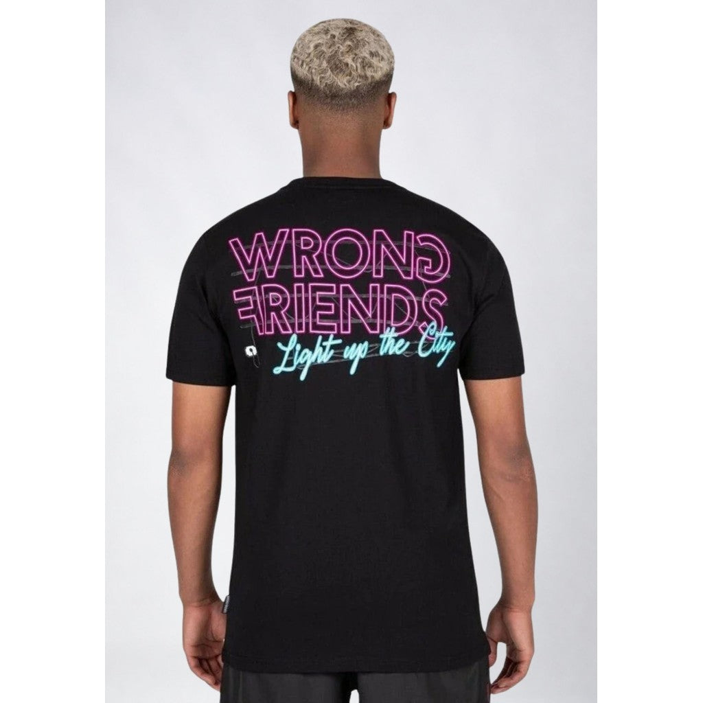 WRONG FRIENDS LIGHT UP THE CITY T-SHIRT T-SHIRTS BLACK