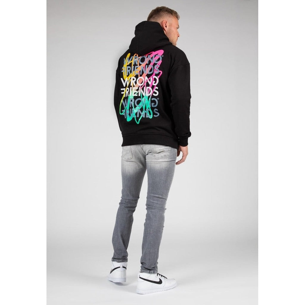 WRONG FRIENDS LIMA HOODIE HOODIES BLACK