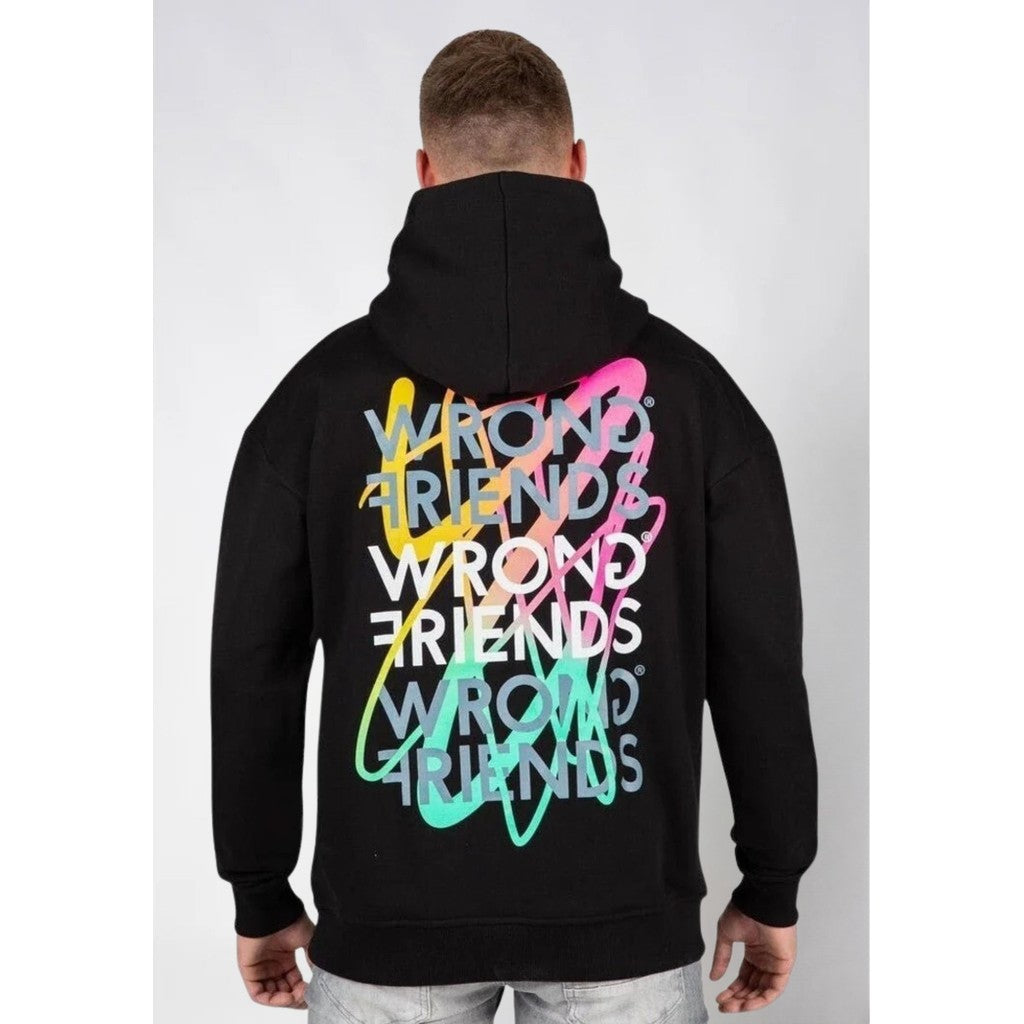 WRONG FRIENDS LIMA HOODIE HOODIES BLACK