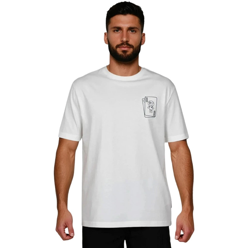 WRONG FRIENDS LOS PRADOS T-SHIRT T-SHIRTS COCONUT WHITE