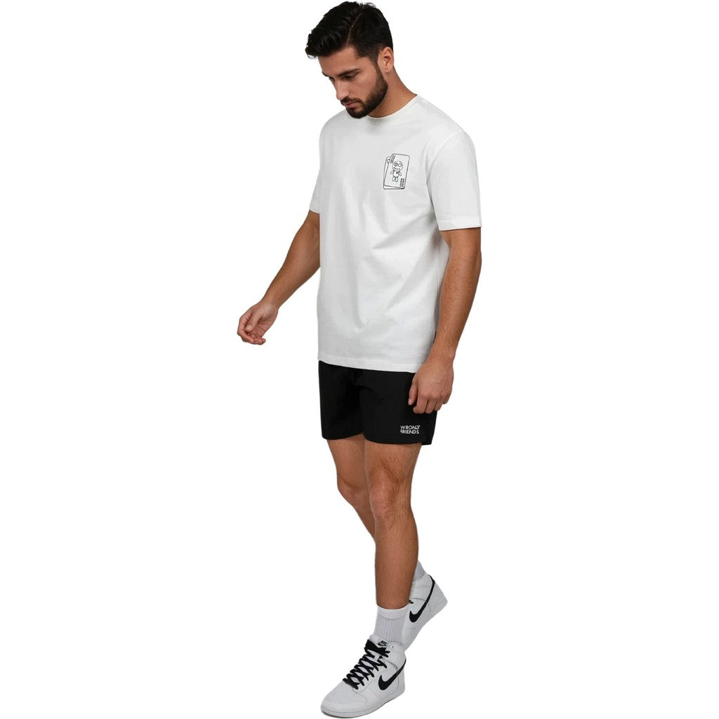 WRONG FRIENDS LOS PRADOS T-SHIRT T-SHIRTS COCONUT WHITE