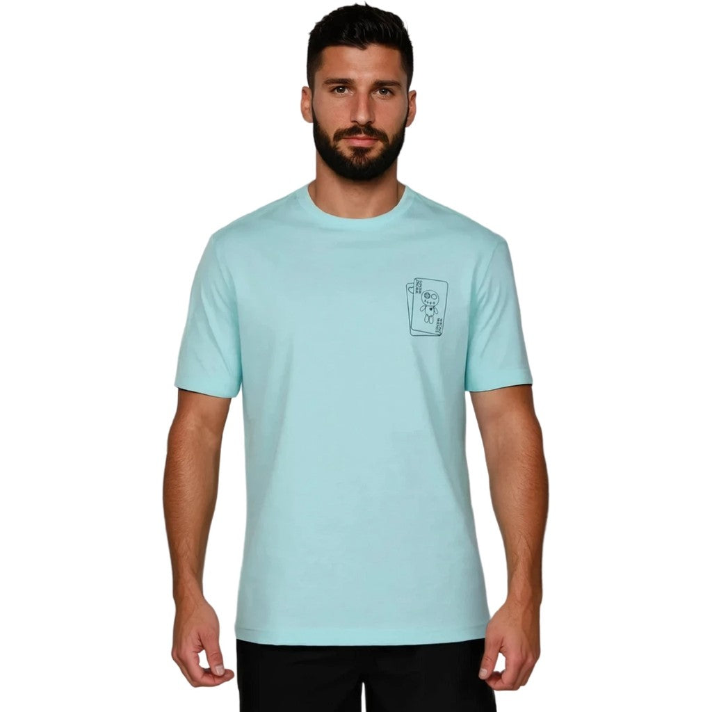 WRONG FRIENDS LOS PRADOS T-SHIRT T-SHIRTS LIGHT BLUE