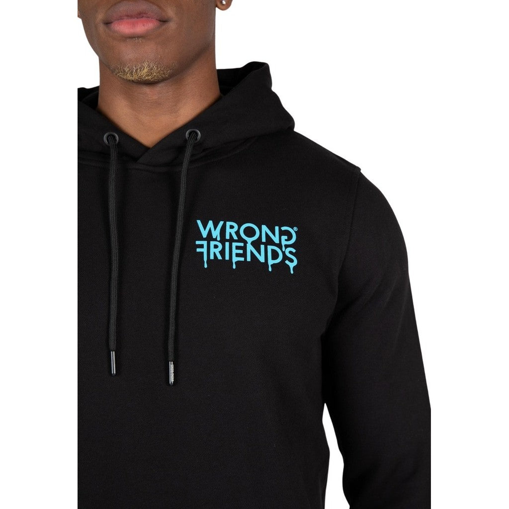 WRONG FRIENDS LUCCA HOODIE HOODIES BLACK/BLUE
