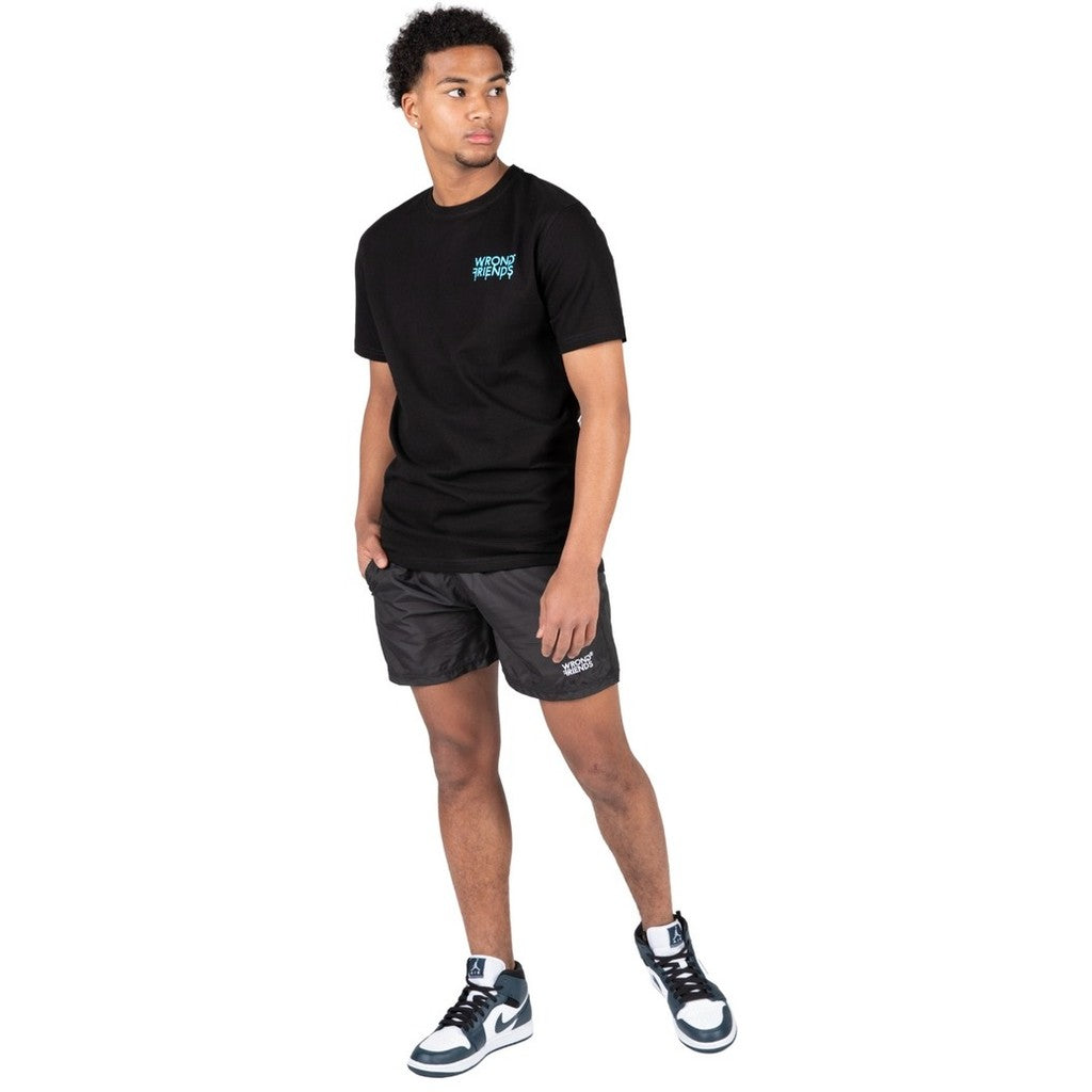 WRONG FRIENDS LUCCA T-SHIRT T-SHIRTS BLACK/BLUE
