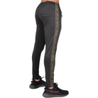 WRONG FRIENDS LYON TRACK PANTS PANTS BLACK/GREEN