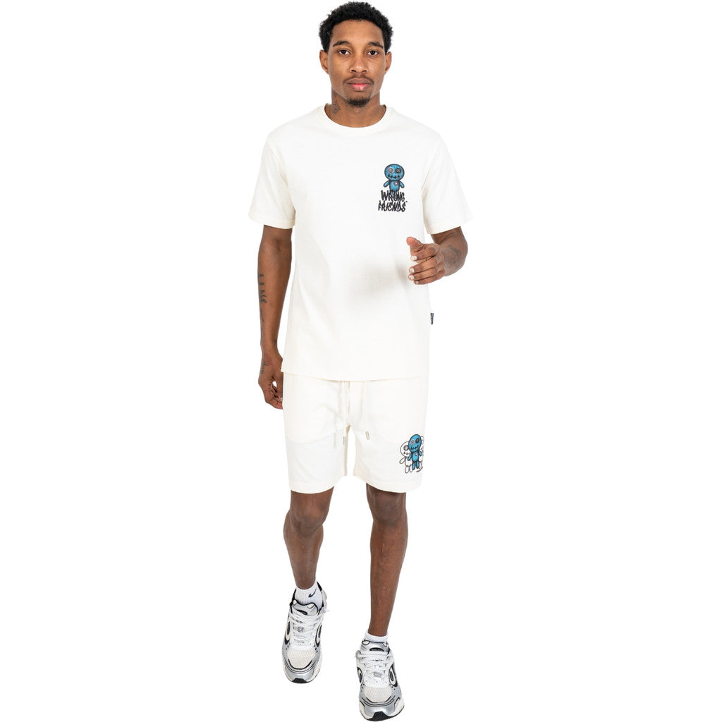 WRONG FRIENDS MAUPIN SHORTS SHORTS COCONUT WHITE