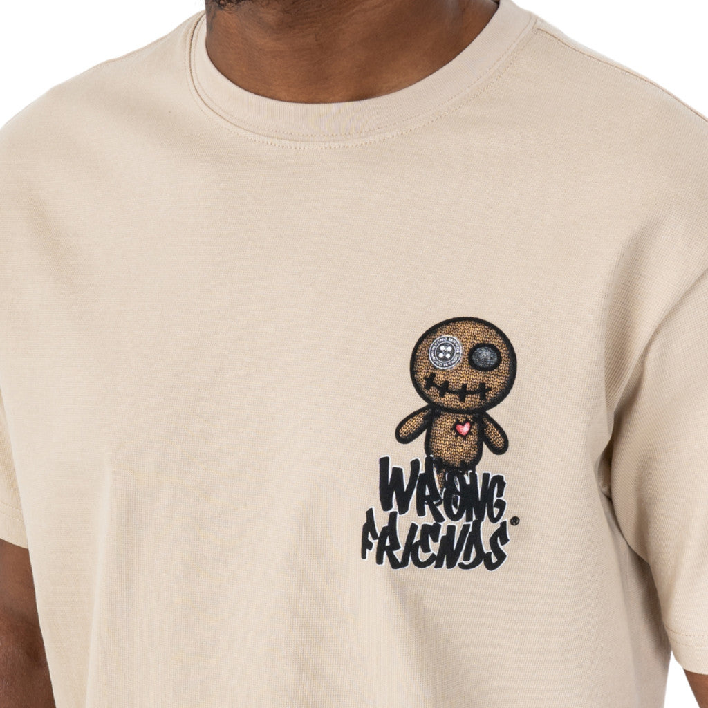 WRONG FRIENDS MAUPIN T-SHIRT T-SHIRTS BEIGE