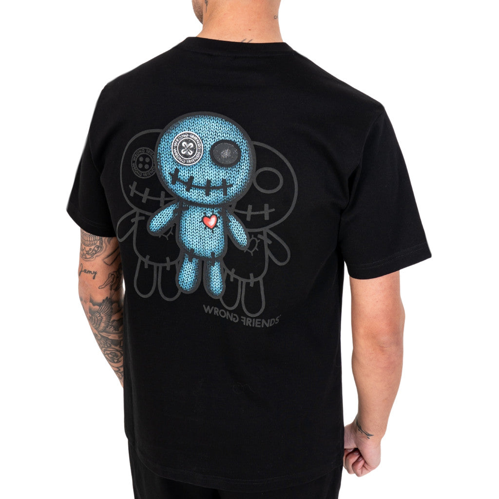 WRONG FRIENDS MAUPIN T-SHIRT T-SHIRTS BLACK