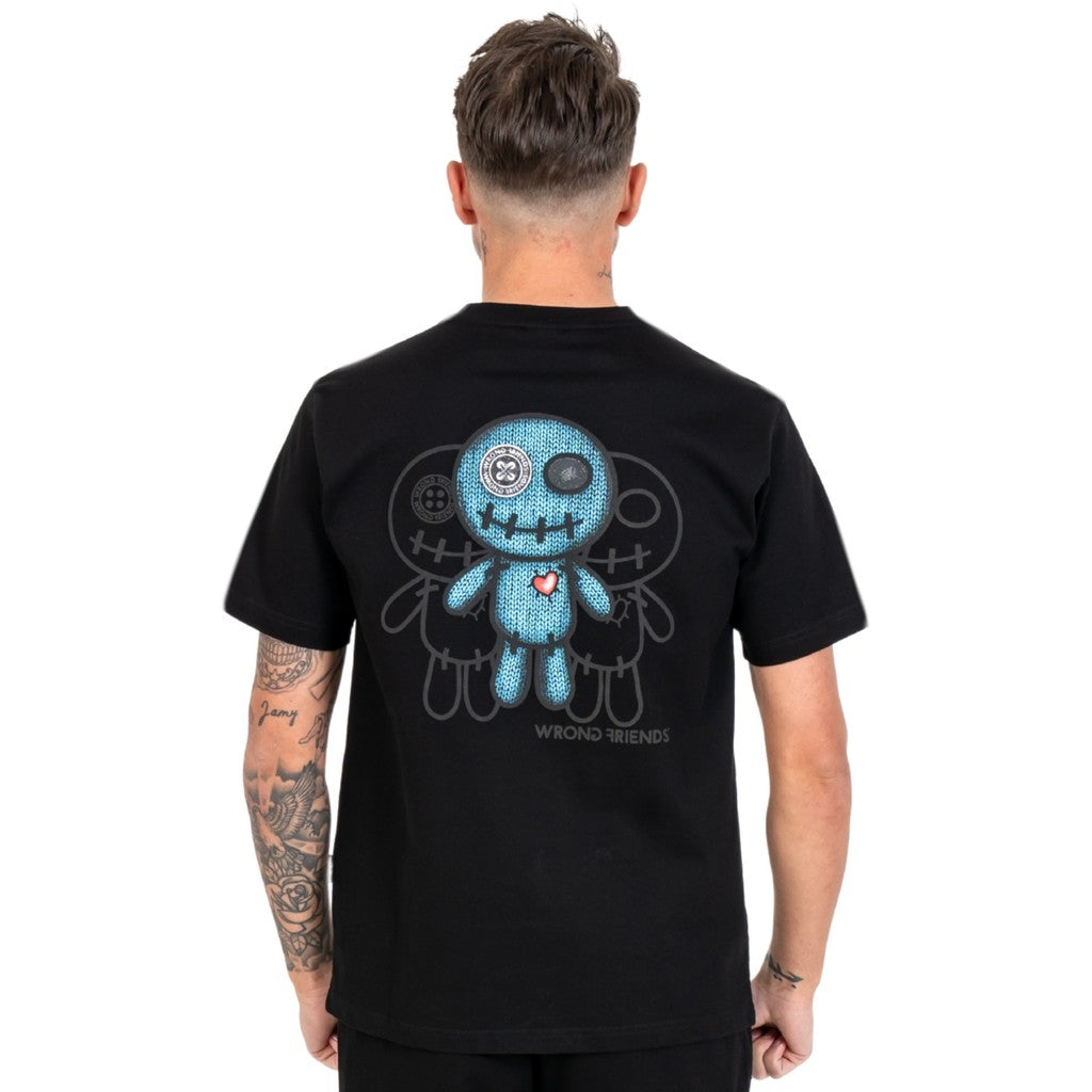 WRONG FRIENDS MAUPIN T-SHIRT T-SHIRTS BLACK