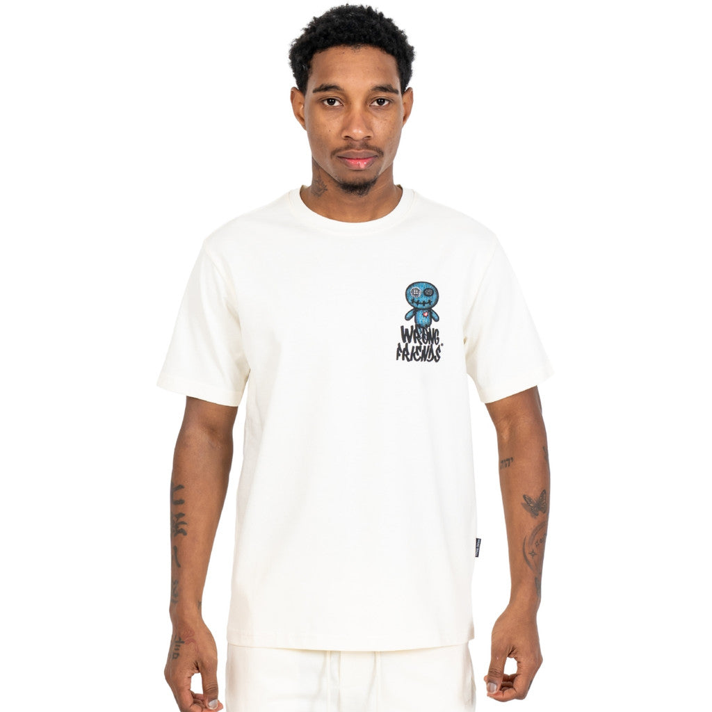 WRONG FRIENDS MAUPIN T-SHIRT T-SHIRTS COCONUT WHITE
