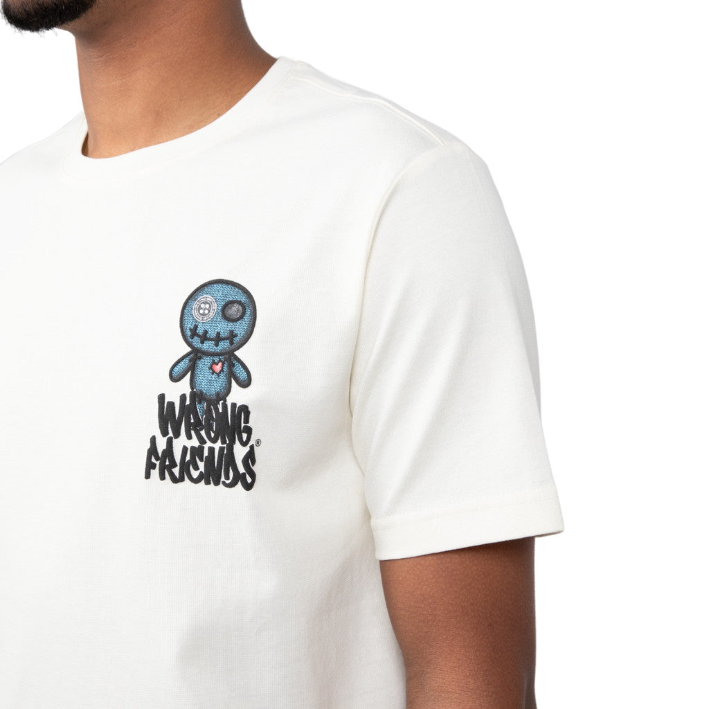 WRONG FRIENDS MAUPIN T-SHIRT T-SHIRTS COCONUT WHITE