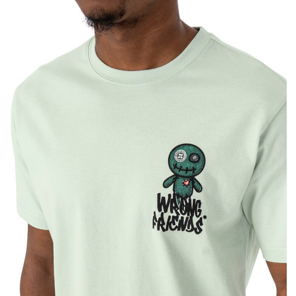 WRONG FRIENDS MAUPIN T-SHIRT T-SHIRTS LIGHT GREEN