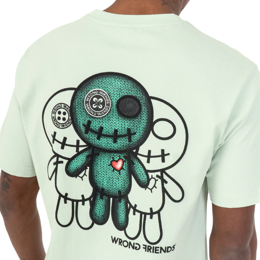 WRONG FRIENDS MAUPIN T-SHIRT T-SHIRTS LIGHT GREEN
