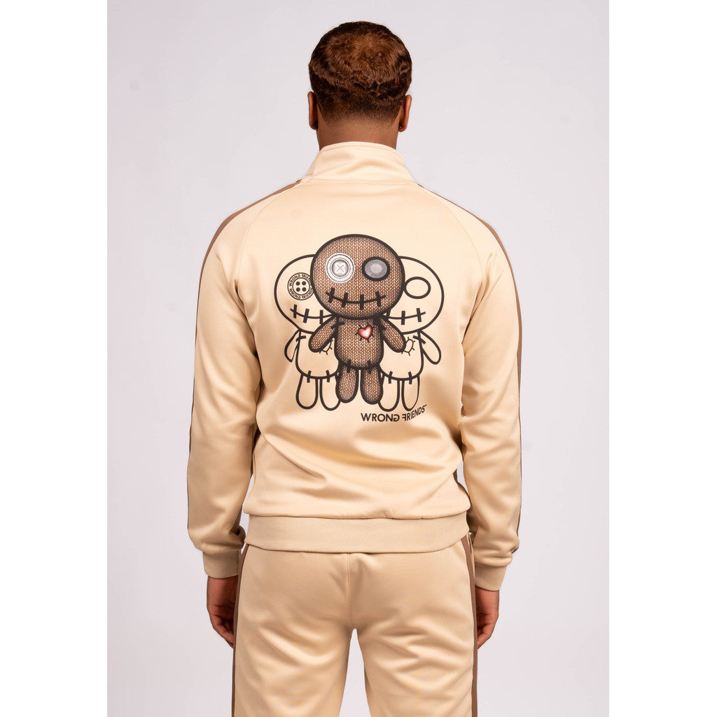 WRONG FRIENDS MAUPIN TRACK JACKET TRACKSUITS BEIGE