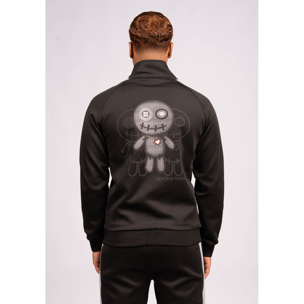 WRONG FRIENDS MAUPIN TRACK JACKET TRACKSUITS BLACK