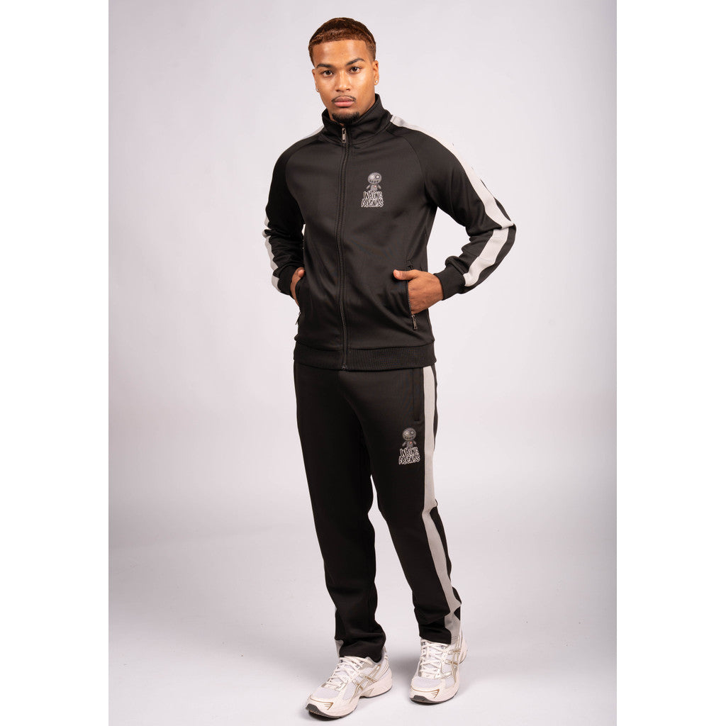 WRONG FRIENDS MAUPIN TRACK JACKET TRACKSUITS BLACK